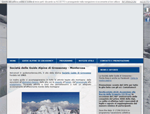 Tablet Screenshot of guidemonterosa.info